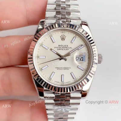 Replica Rolex Datejust II Swiss 2824 White Dial Watch Factory